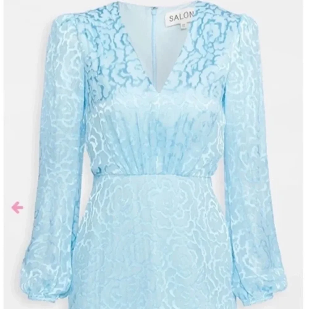 SALONI Women's Alya Short Dress, Ice Blue, 2 - Picture 4 of 8